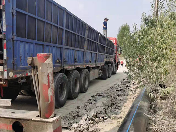 濟(jì)萊高鐵北站PE給水管道項(xiàng)目工程